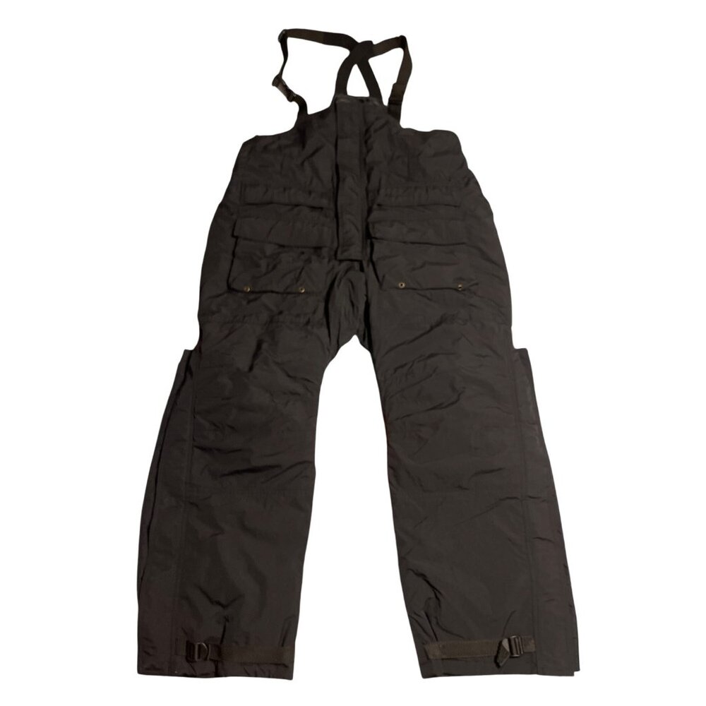 Idigear Arctic Armor Black Insulated Bibs Adjustable Straps & Multiple Pockets L